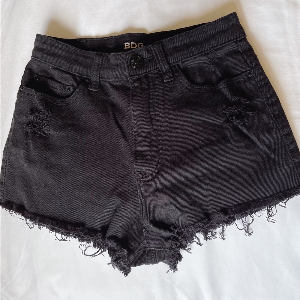 BDG Black Denim Jean Shorts